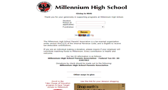 Desktop Screenshot of millenniumhs.net