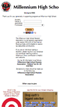 Mobile Screenshot of millenniumhs.net
