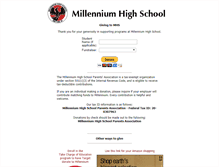 Tablet Screenshot of millenniumhs.net